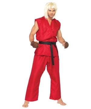 Street Fighter Ken Mens Costume - Men Costume