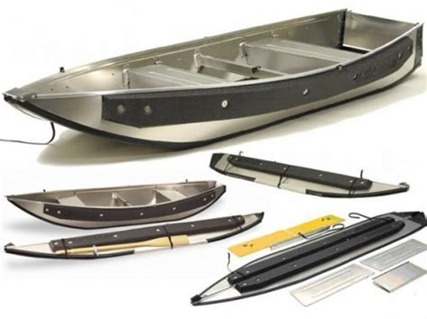 The Instaboat Fisherman foldable aluminium canoe | Aluminum canoe, Aluminum boat, Folding boat