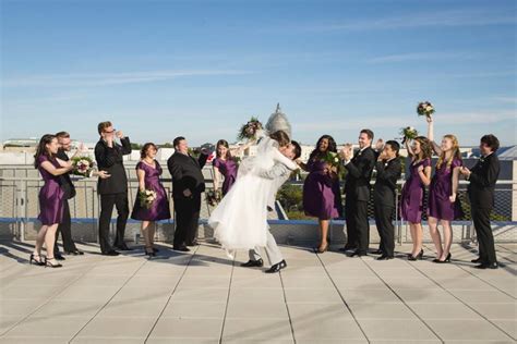 Glam Newseum Wedding Photos