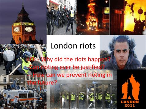 Why did the riots happen