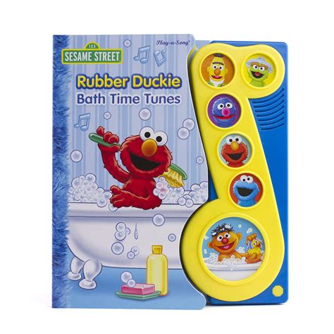 Sesame Street - Rubber Duckie Bath Time Tunes Sound Book - PI Kids (Play-A-Song)