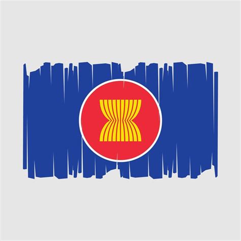 Asean Flag Vector Illustration 21944541 Vector Art at Vecteezy