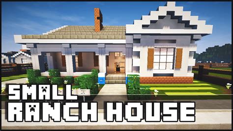 Minecraft - Small Ranch House - YouTube