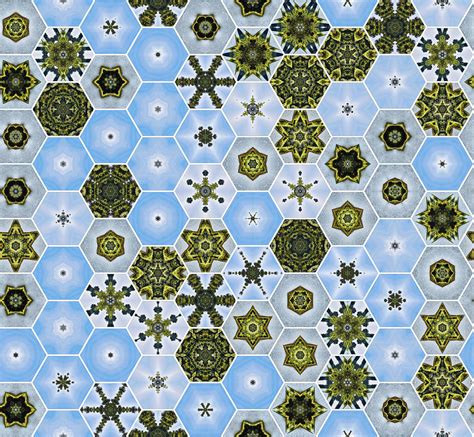 Hexagon Pattern for Apparels Digital Art by Tin Tran - Fine Art America