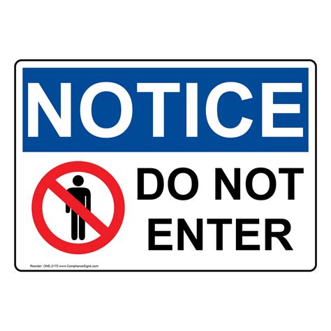 No Trespass / Security - Restricted Access Signs - Do Not Enter