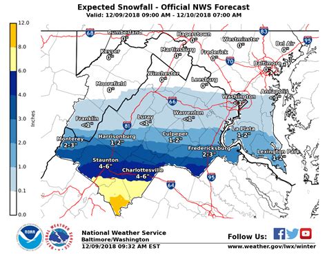 Southern snow storm reaches central Va., southern Md. - WTOP News