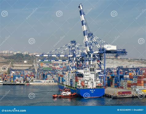 Port Ambarli editorial stock image. Image of mooring - 82224099