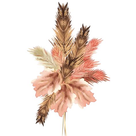 Pampas Grass Watercolor Foliage, Pampas Grass, Watercolor, Plant PNG Transparent Clipart Image ...