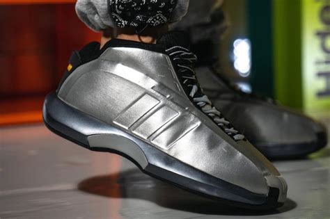 adidas Crazy 1 OG "Metallic Silver" Re-Release On-Foot Look | Hypebeast