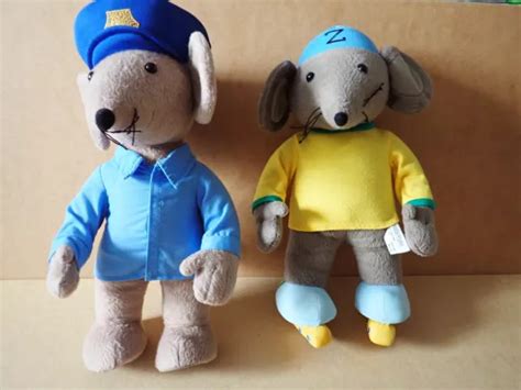 2 X RASTAMOUSE soft toys Wensley & Zoomer 32mm tall (G456) £4.00 ...