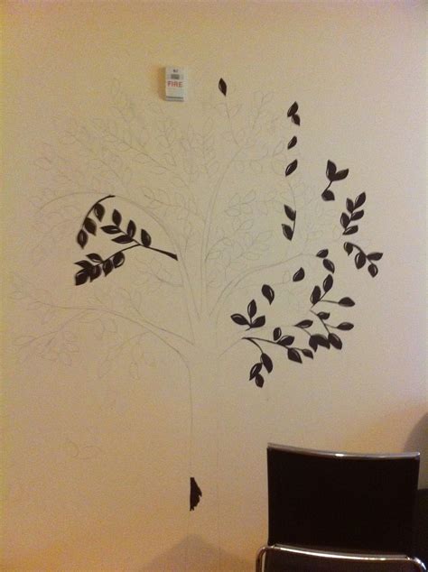 LC Design: Painted Trees for Bedroom or Living Room Walls