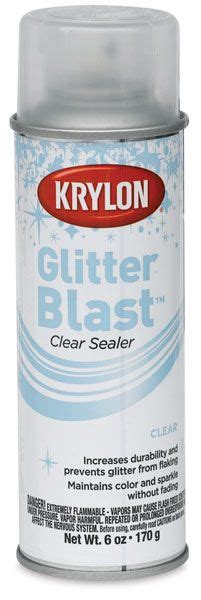 Krylon Glitter Blast Spray Paint - Clear Sealer, 6 oz can | BLICK Art Materials | Krylon glitter ...