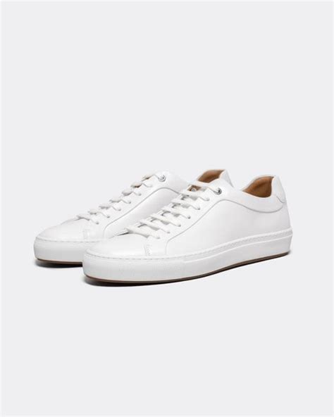 BOSS by HUGO BOSS Mirage Tennis-style Leather Trainers With Tonal ...