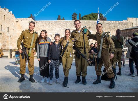 Jerusalem Israel December 2023 Induction Ceremony New Graduates Idf ...