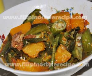 Filipino Style Recipe Pinakbet or Pakbet | Filipino Style Recipe