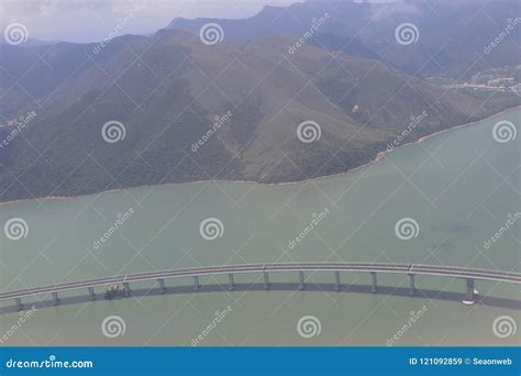 A Project of Hong Kong Zhuhai Macau Bridge Stock Image - Image of ...