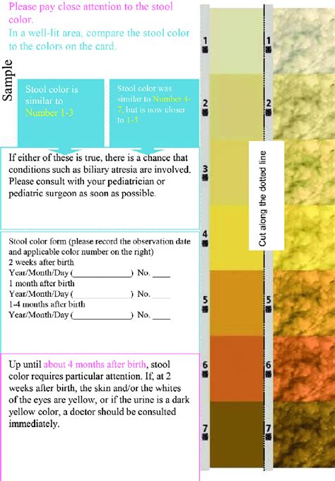 Stool Color Chart For Adults