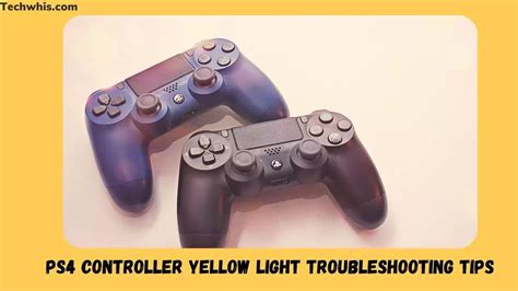 PS4 Controller Yellow Light: Causes and Troubleshooting Tips - TechWhis