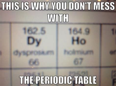 Periodic table chemistry jokes - milovc