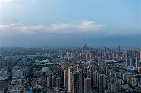 Aerial Photo Of Panoramic Skyline Changsha China Stock Photo - Download ...