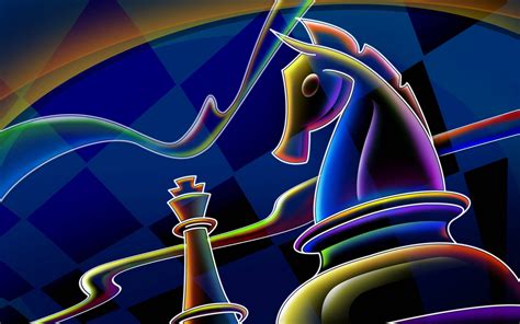 Download 4k Neon Chess Wallpaper | Wallpapers.com