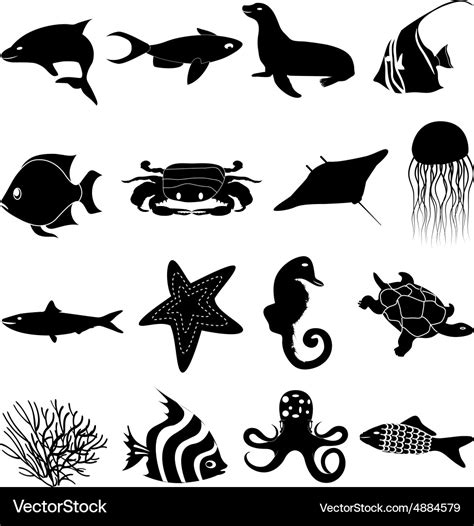 Sea Creature Stencils Printable