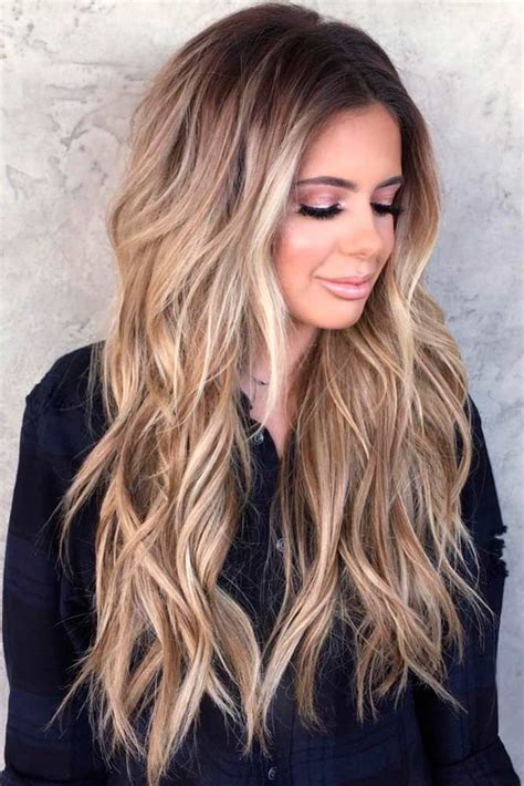 11 Middle Part Long Layered Hair - Long Layered Haircuts - Tresses and ...