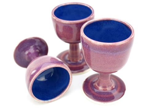 Handmade Custom Shot Glasses Mini Wine Glasses Goblets Chalices Wheel ...