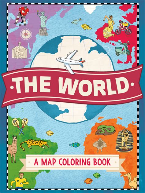 The World: A Map Coloring Book | Natalie Hughes | Macmillan