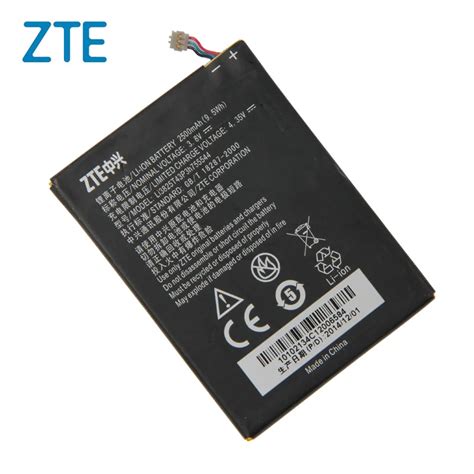 Original ZTE Li3825T43P3h755544 Phone battery For ZTE Telstra Dave ZTE T83 U956 2500mAh-in ...