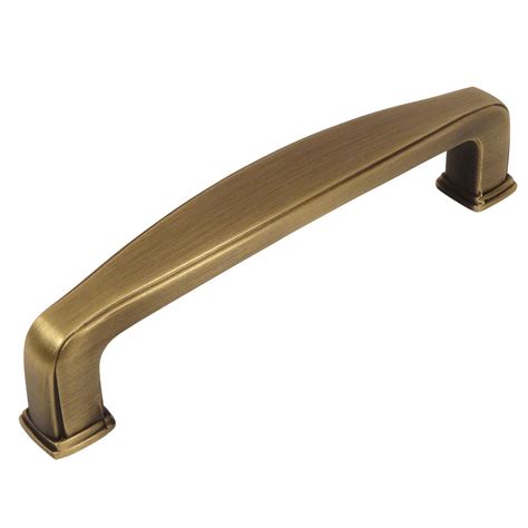 Discount Home Furnishings, Inc. | Cosmas 4390BAB Brushed Antique Brass Cabinet Pull