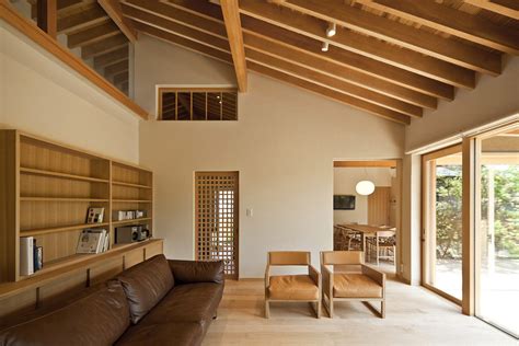 Timber-Framed Japanese House Built Around Private Gardens | iDesignArch | Interior Design ...