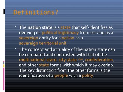 Introduction to Nation States