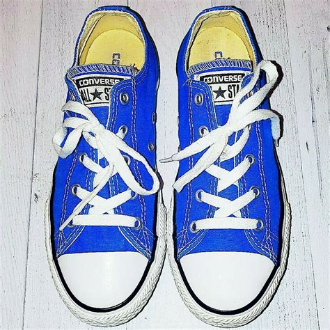 Royal Blue Low-Top Converse, 3