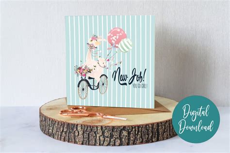 Printable Goodbye Card New Job Colleague Card Farewell Card - Etsy