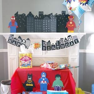 Superhero Party Decorations - Etsy