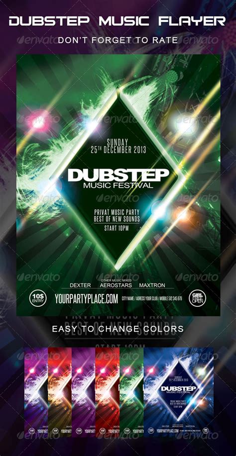 Dubstep Music Festival Flyer | GraphicRiver