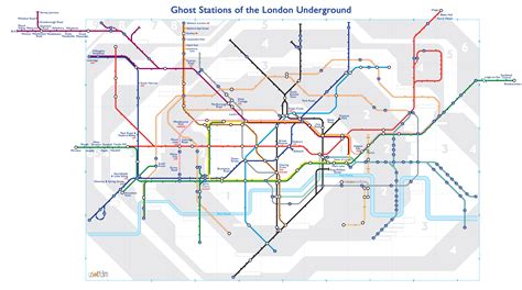 Abandoned Tube: Really Cool Tube Map of Abandoned Tube Lines - Londontopia