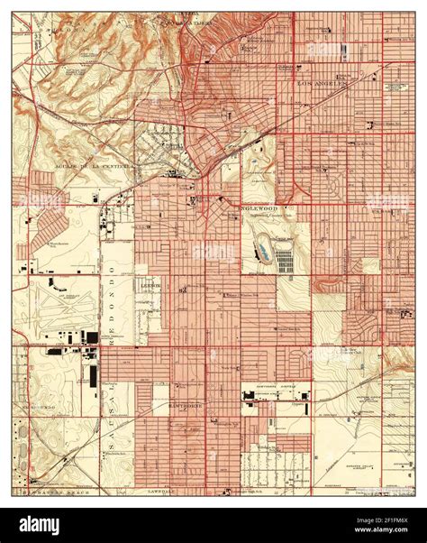 Inglewood, California, map 1948, 1:24000, United States of America by ...