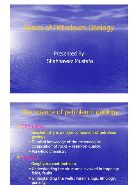 Basics of Petroleum Geology | PDF | Petroleum Geology | Petroleum