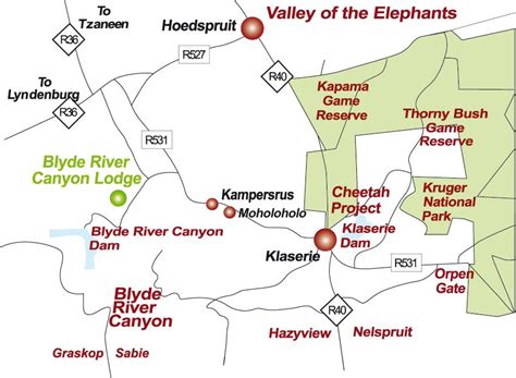 Map and Directions to Blyde River Canyon Lodge, Limpopo | Maps and directions, Map, Limpopo