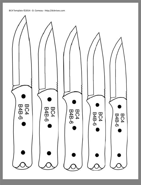 Folding Knife Patterns Printable