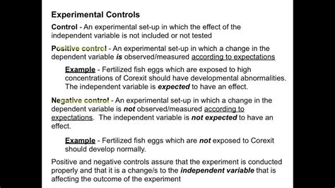 Hypotheses, Variables, and Controls - YouTube