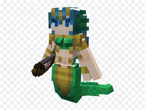 The Grimoire Of Gaia Wiki - Siren Minecraft Skin, HD Png Download - vhv