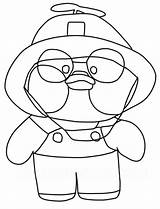 LalaFanfan Duck Coloring Pages Printable For Free Download sketch template