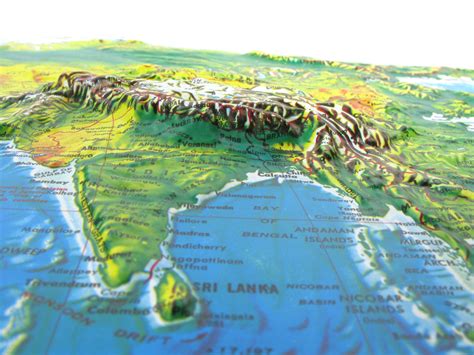 World Raised Relief 3D map – RaisedRelief.com