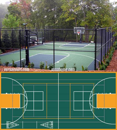 22+ Genius Concepts of How to Makeover Backyard Sport Court Ideas - Simphome