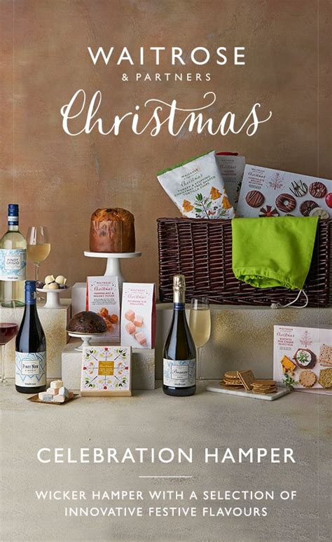 Waitrose & Partners Christmas Celebration Hamper | Christmas gift ...