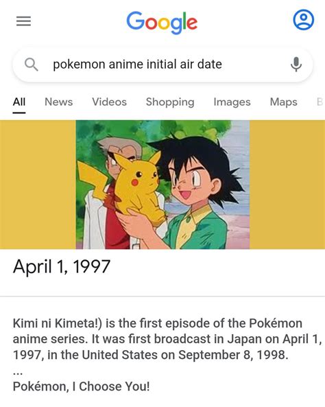 The Pokémon anime is officially 25 years old! : pokemon