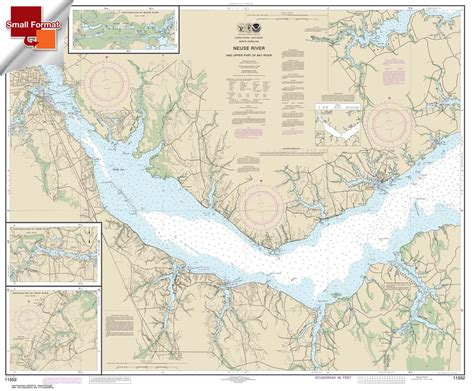 Neuse River and Upper Part of Bay River - 11552 - Nautical Charts